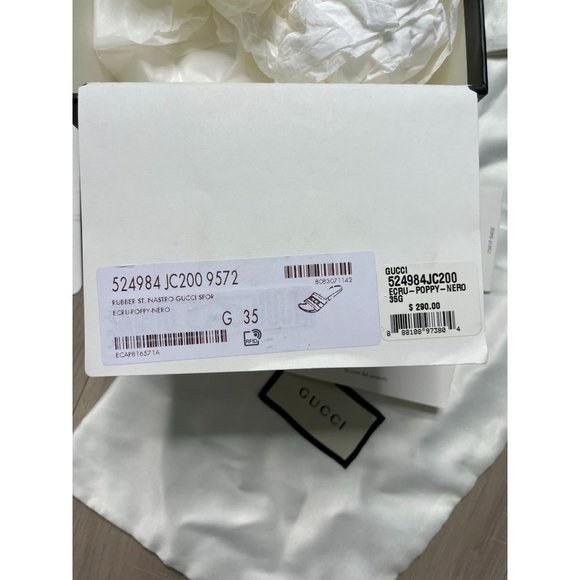 Gucci Logo Print Pool Slides 5.5 - Picture 10 of 13